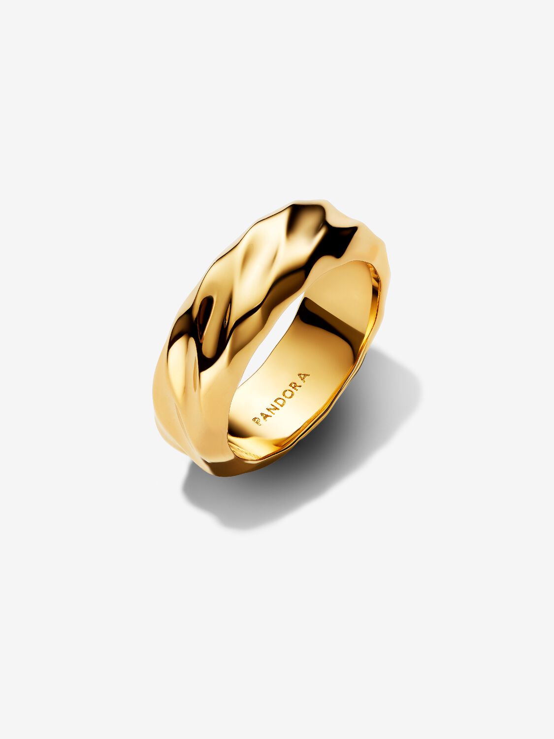 Pandora Anello Fascia Larga Dune