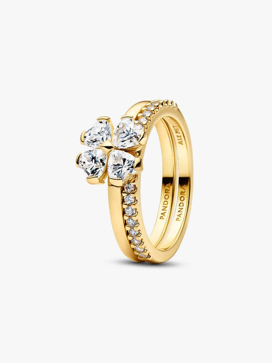 Pandora Anello Quadrifoglio Luminoso Divisibile