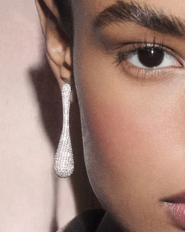 PDPAOLA - Orecchini Pavé Glacier