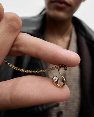 PDPAOLA - Collana con pendente iniziale S