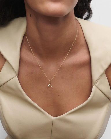 PDPAOLA - Collana con pendente iniziale L