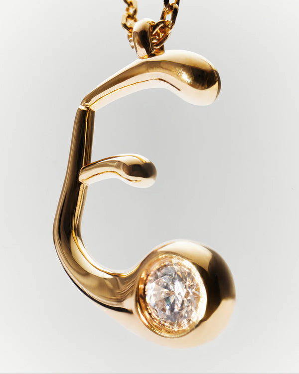 PDPAOLA - Collana con pendente iniziale E