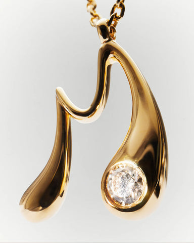 PDPAOLA - Collana con pendente iniziale M