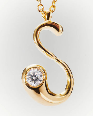 PDPAOLA - Collana con pendente iniziale S