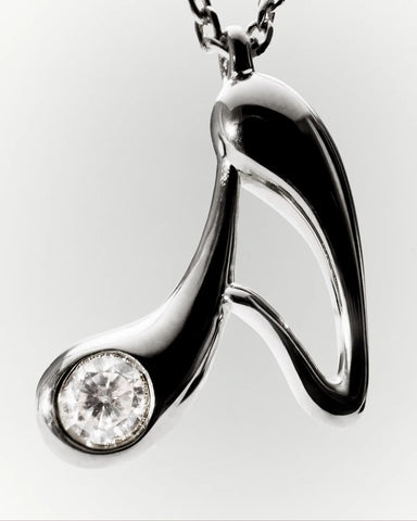 PDPAOLA - Collana con ciondolo in argento con l’iniziale A