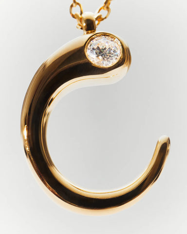 PDPAOLA - Collana con pendente iniziale C