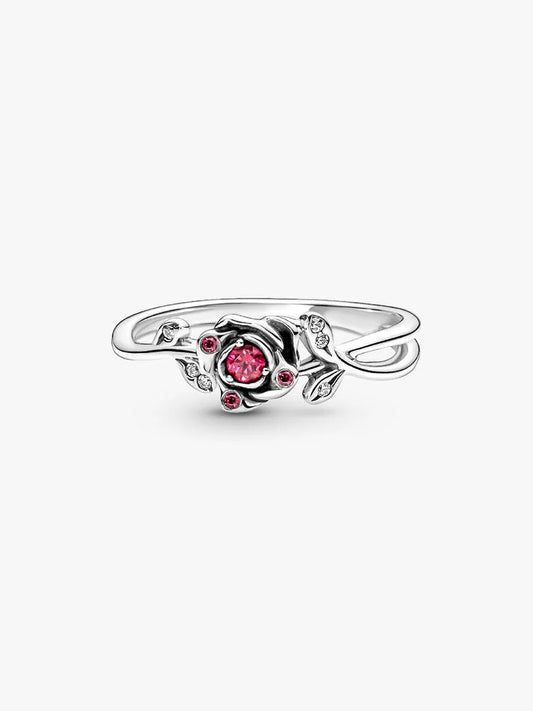 Pandora Anello Principesse Disney, Belle, Rosa Incantata