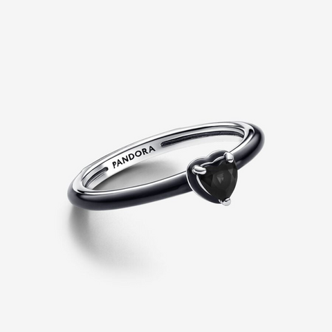 Pandora Anello Black Chakra Heart Pandora