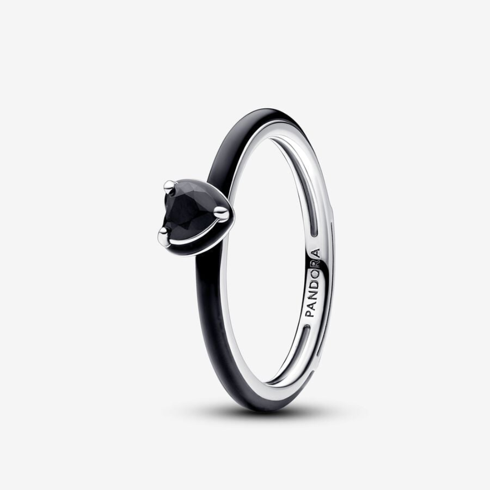 Pandora Anello Black Chakra Heart Pandora