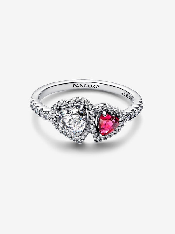Pandora Anello Doppi Cuori