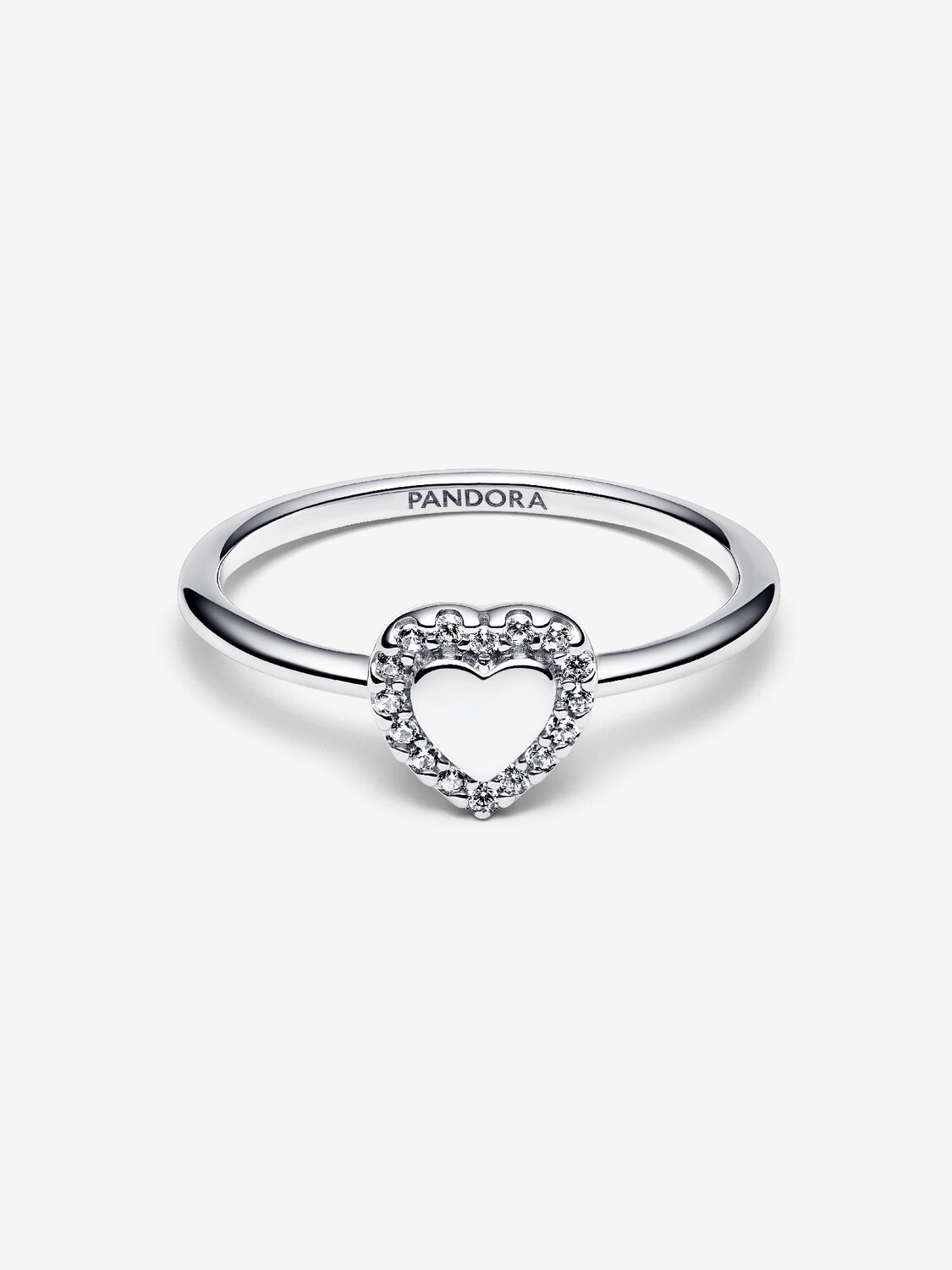 Pandora Anello Cuore e Pavè da incidere