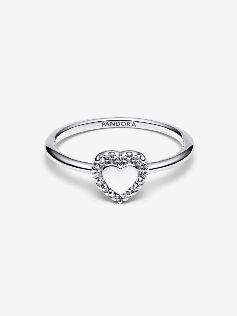 Pandora Anello Cuore e Pavè da incidere