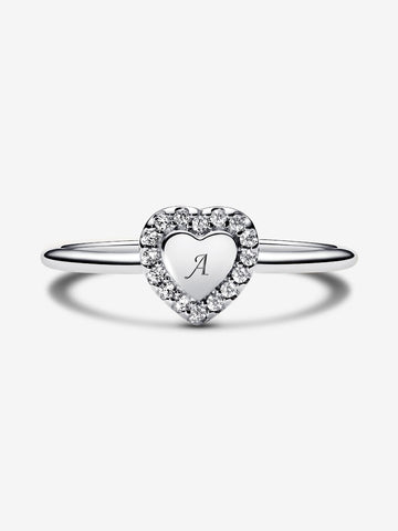 Pandora Anello Cuore e Pavè da incidere