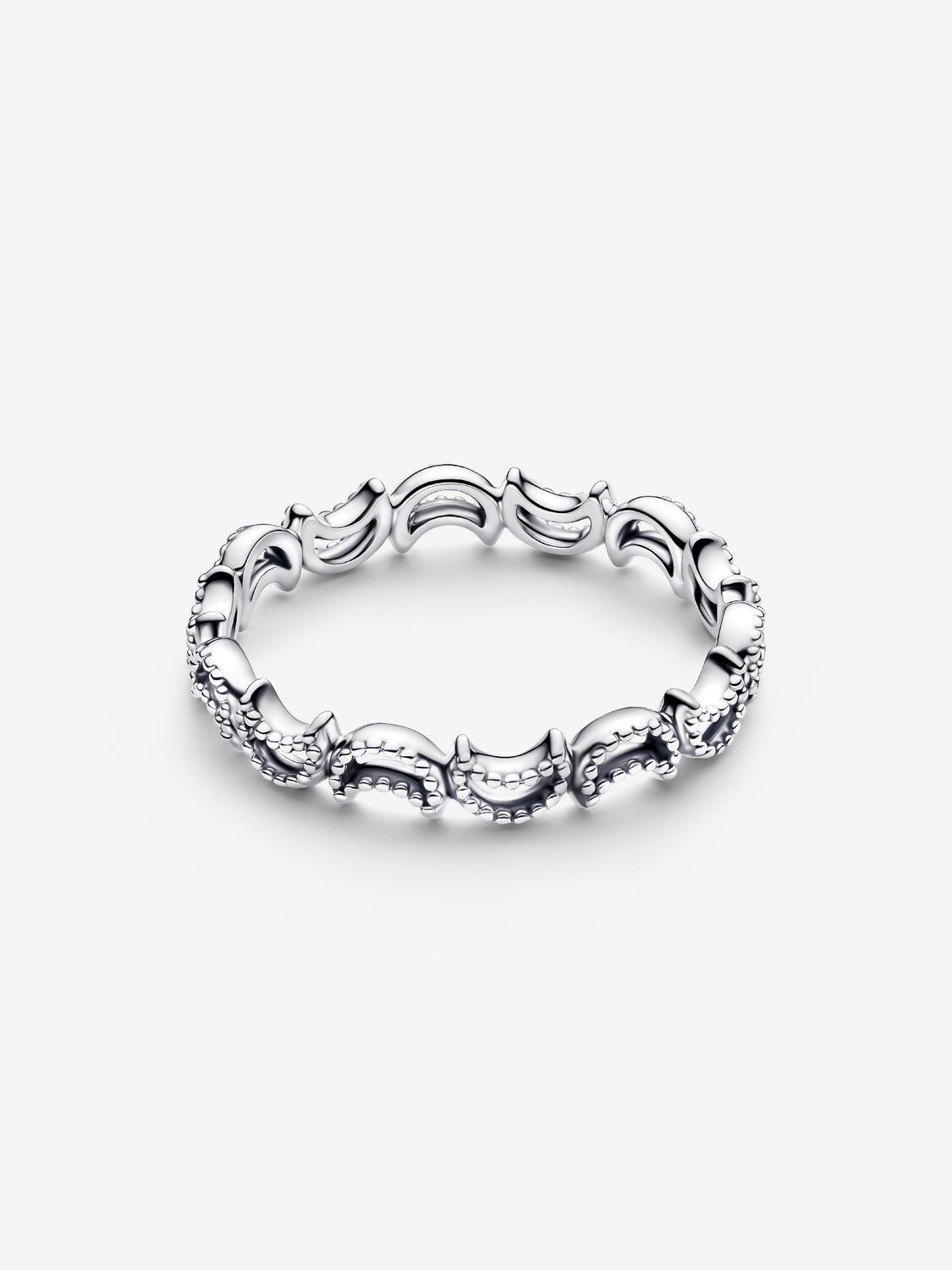 Pandora Anello Luna Crescente Luminosa