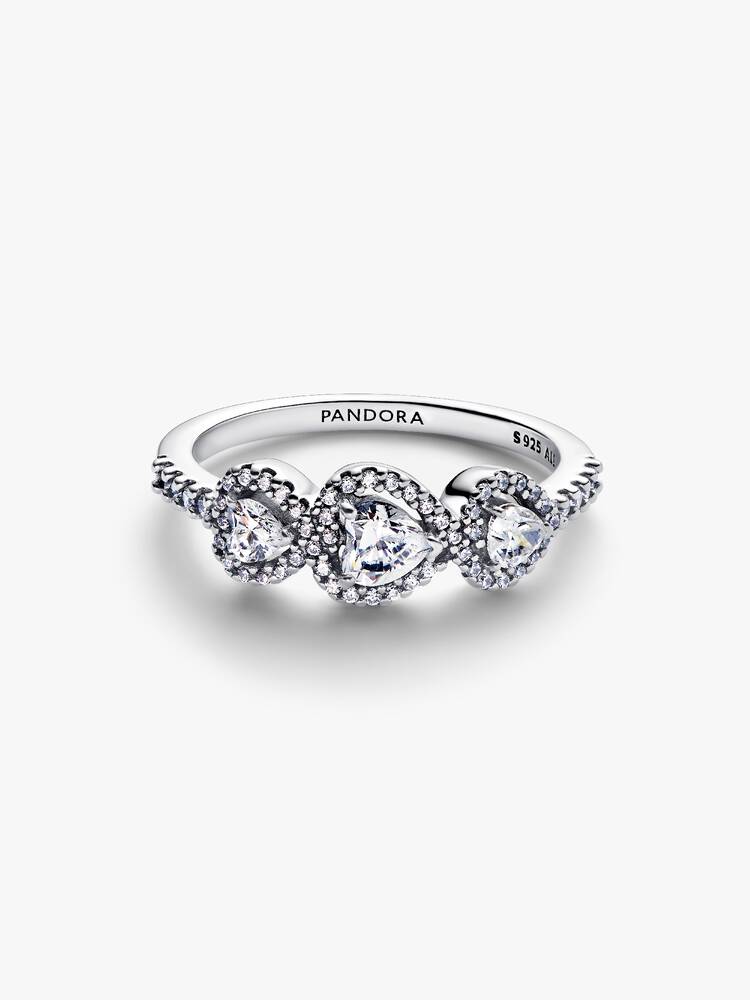 Pandora Anello Pandora Tre Cuori