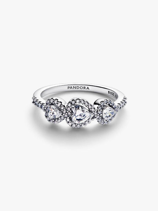 Pandora Anello Pandora Tre Cuori