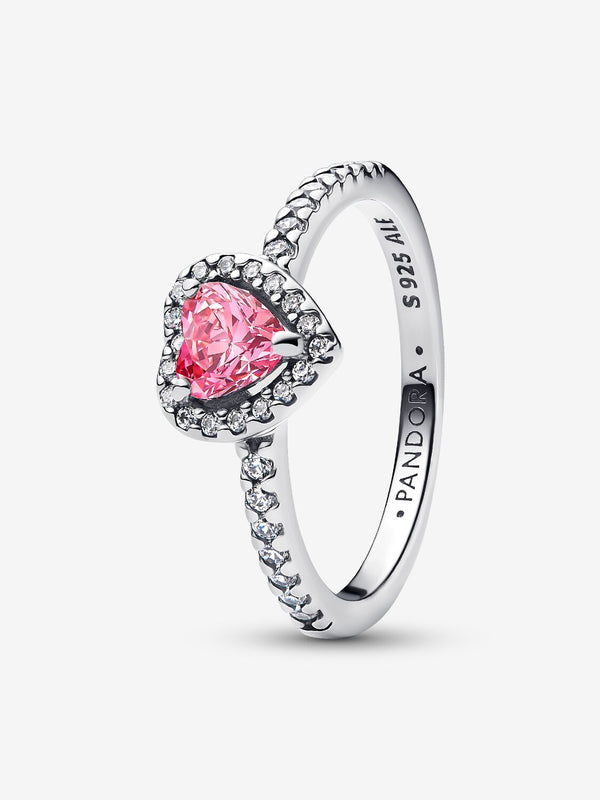 Pandora Anello Cuore In Rilievo Rosa