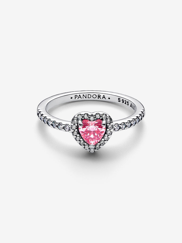 Pandora Anello Cuore In Rilievo Rosa