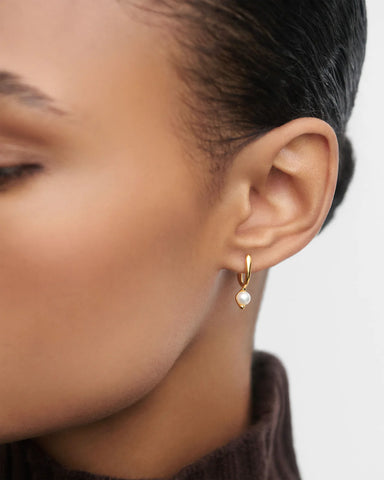 PDPAOLA - Orecchini a cerchio La Perla Mini