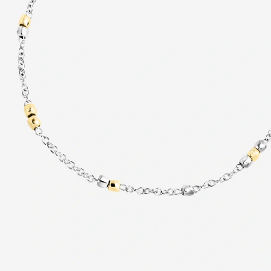 DoDo - Bracciale Rosario Argento e Oro Giallo
