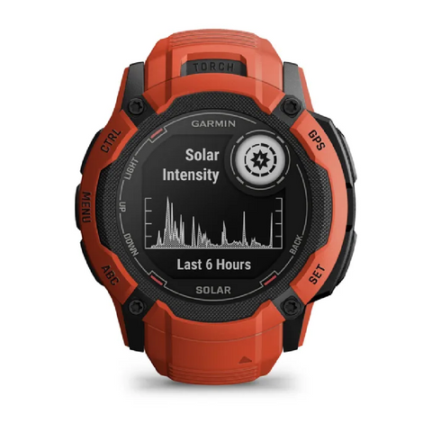 Garmin - Orologio 2X Solar Flame Red