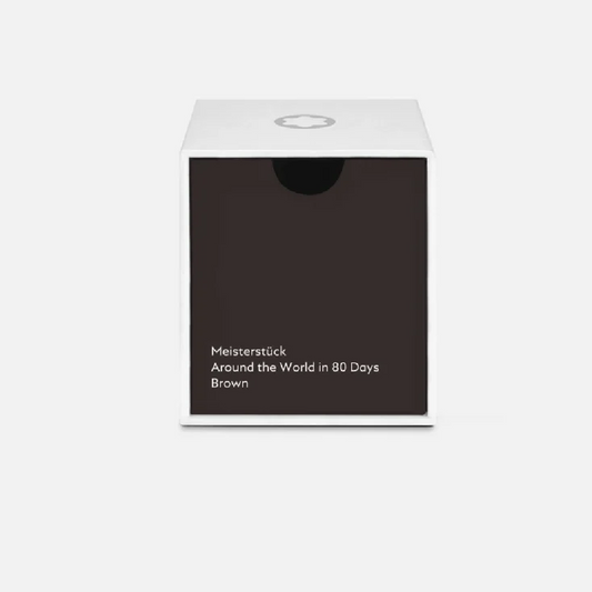 Montblanc - Boccetta d’inchiostro Montblanc 50 ml, marrone, Meisterstück Around the World in 80 Days