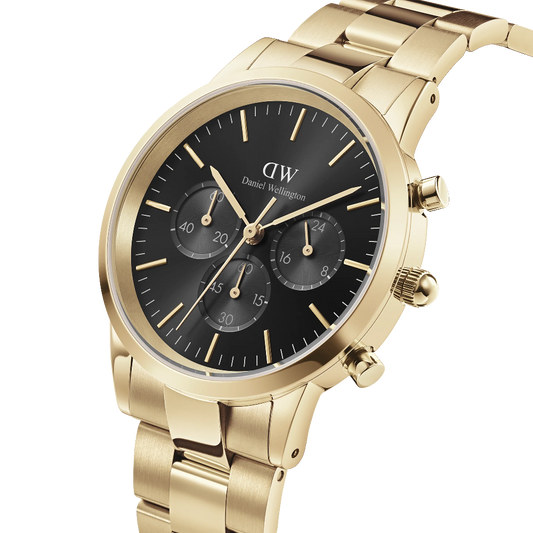 Daniel Wellington Orologio Iconic Chronograph Link Onyx G