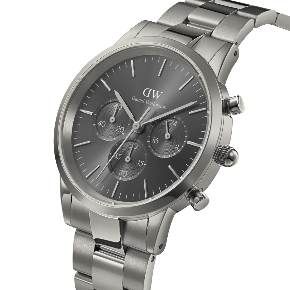 Daniel Wellington Orologio Iconic Chronograph Link Graphite GM