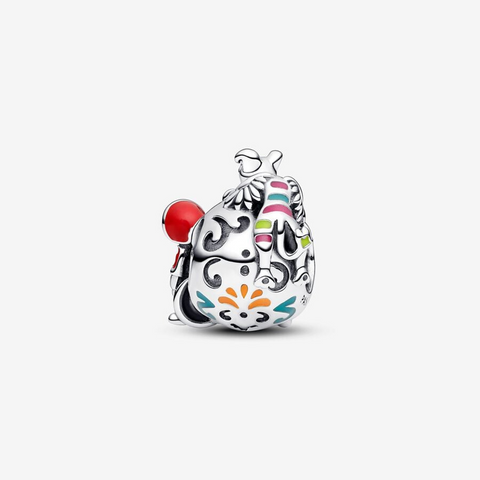 Pandora Charm Pixar, Coco, Teschio Miguel & Dante che si illumina al buio