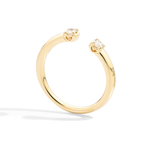 Recarlo Anello Veretta Aperta Anniversary More Oro Giallo