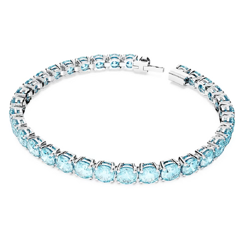 Swarovski Bracciale Matrix Tennis Blu