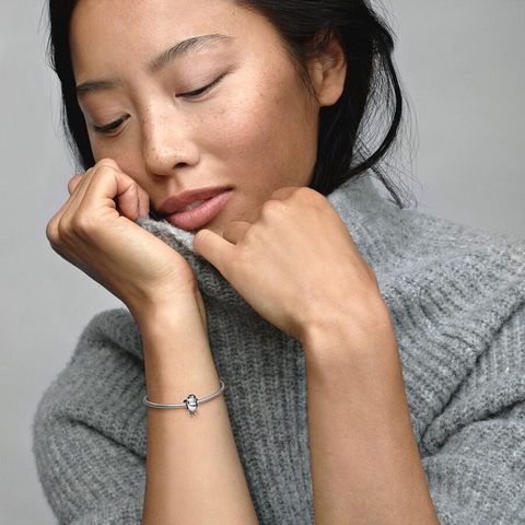 Pandora Charm Pinguino con gli Sci