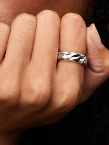 Pandora Anello Fascia Larga Dune