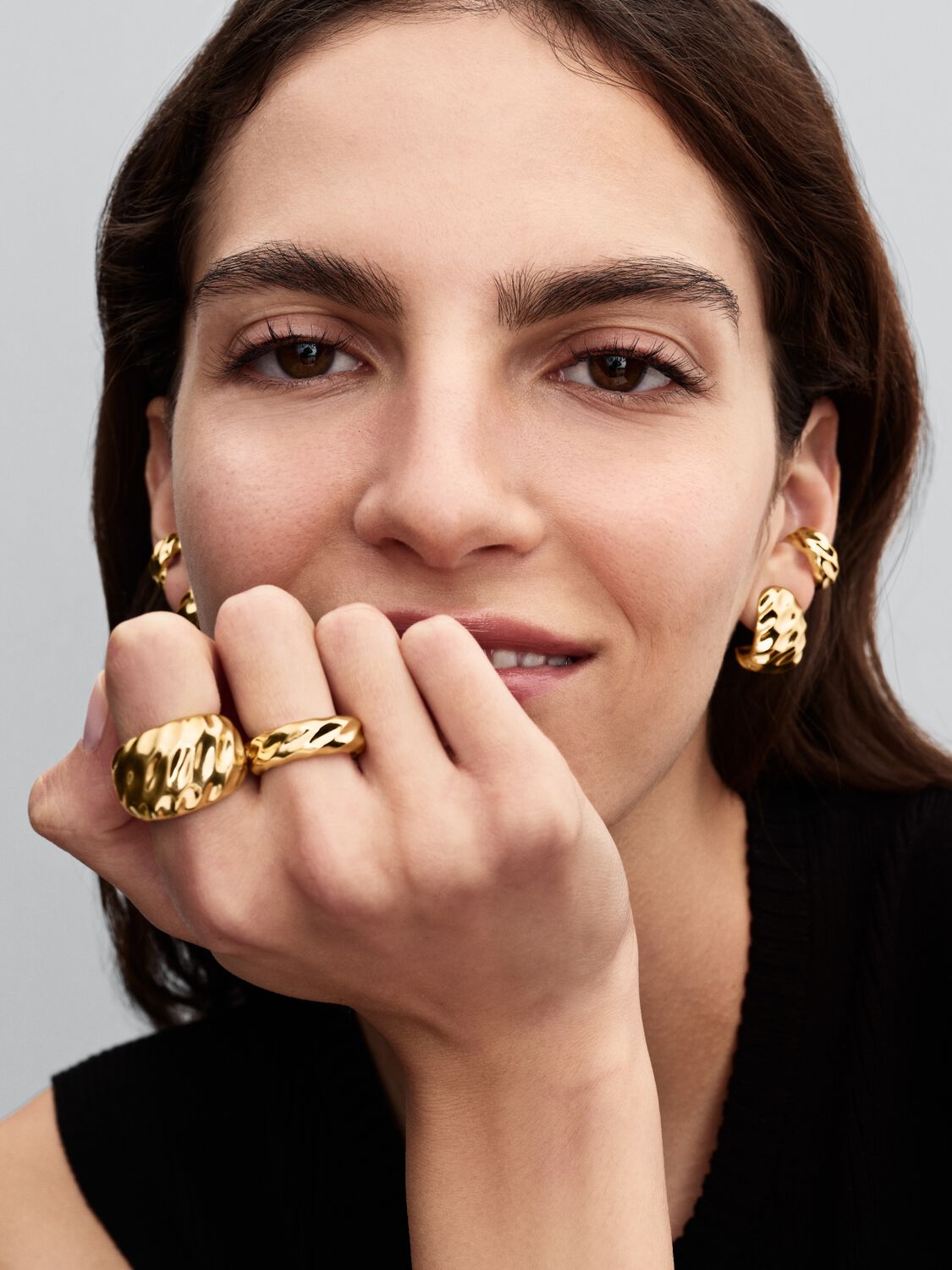 Pandora Anello Fascia Larga Dune