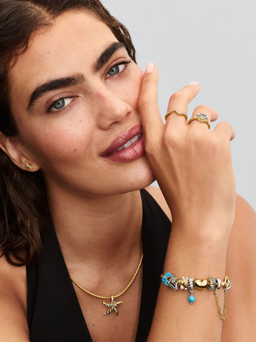 Pandora  Charm Pendente Pietra dell'Oceano