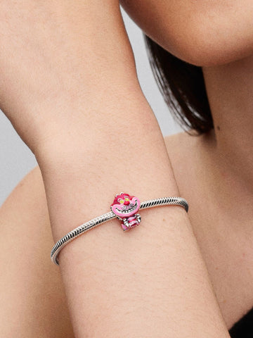 Pandora Charm Disney, Alice nel Paese delle Meraviglie, Stregatto che si illumina al buio
