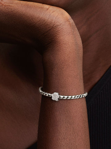 Pandora Mini Charm Zampa effetto diamantato