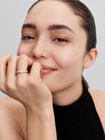 Anello White Chakra Heart Pandora ME