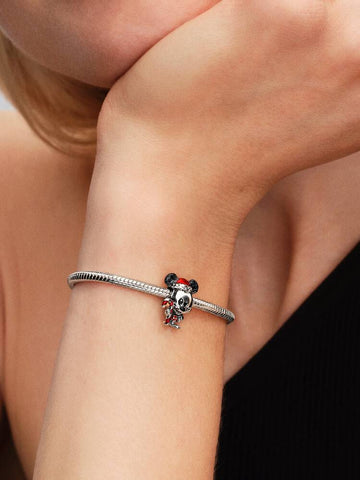 Pandora Charm Disney, Mickey Mouse, Magia del Natale