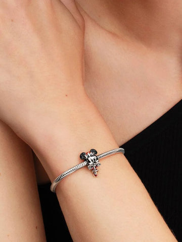 Pandora Charm Disney, Minnie Mouse, Magia del Natale