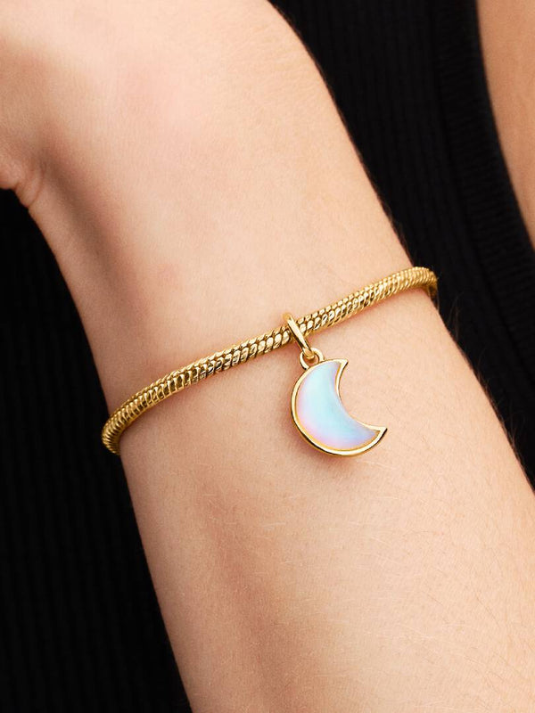 Pandora Bracciale Maglia Snake Sfaccettata con Chiusura a Cuore