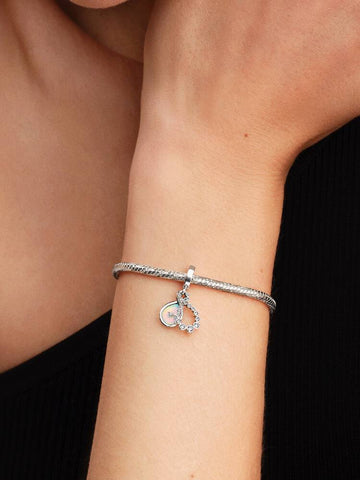 Pandora Charm Pendente Doppio Infinito Opalescente