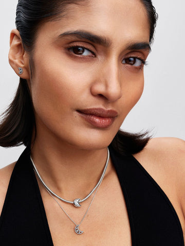 Pandora Collana con pendente Falce di luna