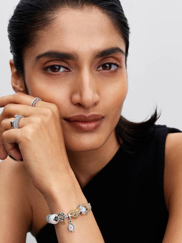 Pandora Charm Pendente Doppio Infinito Opalescente