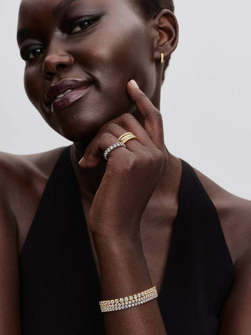 Pandora Bracciale Tennis con Pietre grandi