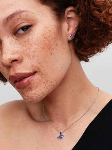 Pandora Collana con pendente Farfalla Blu