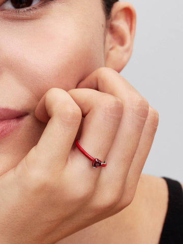 Pandora Anello Rosso Chakra Heart Pandora ME