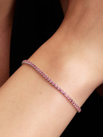 Pandora Bracciale Tennis con Pietre Rosa Piccole