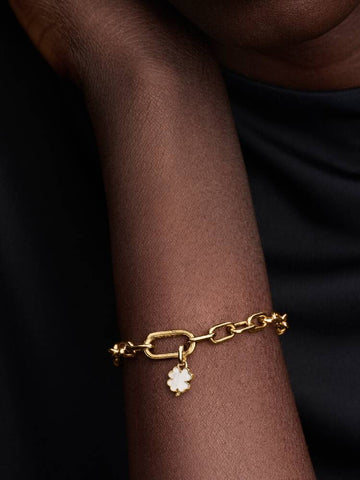 Pandora Charm Mini Pendente Quadrifoglio Bianco Pandora ME