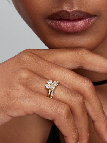 Pandora Anello Quadrifoglio Luminoso Divisibile